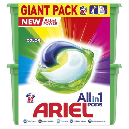 Ariel All-in-1 Color Kapsule na pranie 80 ks