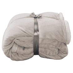 KONDELA Obojstranná deka, biela, 200x220, ANKEA TYP 2
