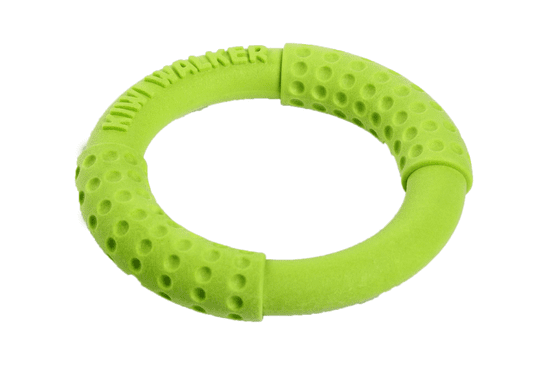 KIWI WALKER Hádzací a plávací kruh z TPR peny, zelená, 18 cm