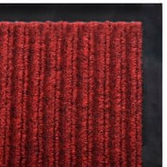 Vidaxl Červená rohožka pred dvere z PVC 120 x 180 cm
