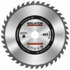 Kreator KRT020427 - Pílový kotúč na drevo 254mm, 40T