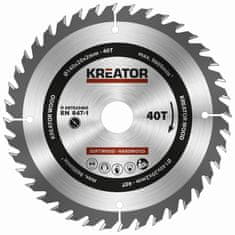 Kreator KRT020405 - Pílový kotúč na drevo 140mm, 40T