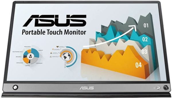 monitor Asus ZenScreen Touch MB16AMT (90LM04S0-B01170) prenosný dotykový displej IPS 