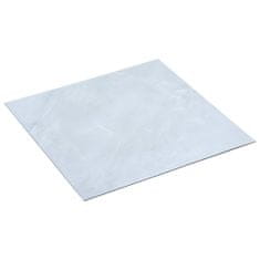 Vidaxl Samolepiace podlahové dosky 20 ks PVC 1,86 m2 biely mramor