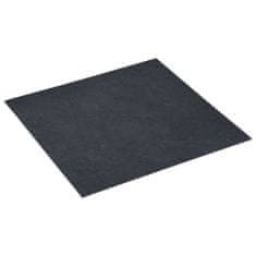 Vidaxl Samolepiace podlahové dosky 20 ks PVC 1,86 m2 čierny mramor
