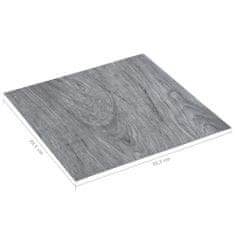 Vidaxl Samolepiace podlahové dosky 20 ks PVC 1,86 m2 bledosivé
