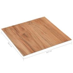 Vidaxl Samolepiace podlahové dosky 20 ks PVC 1,86 m2 svetlé drevo