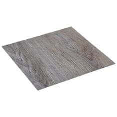 Vidaxl Samolepiace podlahové dosky 20 ks PVC 1,86 m2 bledohnedé