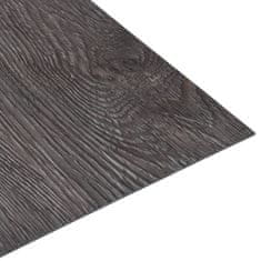 Vidaxl Samolepiace podlahové dosky 20 ks PVC 1,86 m2 hnedé