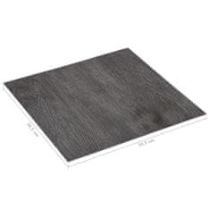 Vidaxl Samolepiace podlahové dosky 20 ks PVC 1,86 m2 hnedé
