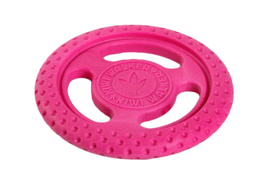 KIWI WALKER Lietacie a plávacie frisbee z TPR peny, ružová, 22 cm