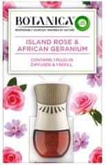 Air wick Botanica by Air Wick elektrický osviežovač vzduchu - strojček a náplň - Exotická ruže a africká pelargónia 19 ml