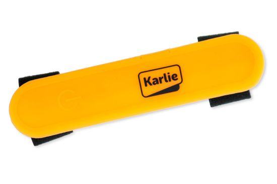 Karlie LED svetlo na obojok, vôdzku, postroj s USB nabíjaním oranžové 12x2,7 cm