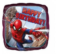 Fóliový balónik Spiderman - Happy Birthday - 43 cm