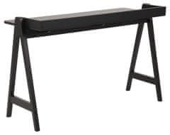 Design Scandinavia Pracovný stôl Miso, 105 cm, MDF, čierna