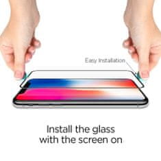 Spigen Full Cover ochranné sklo na iPhone 11 Pro Max / XS Max, čierne