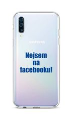 TopQ Kryt Samsung A50 silikón Nie som na Facebooku 42989