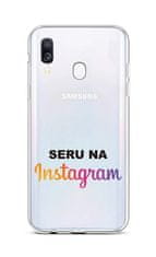 TopQ Kryt Samsung A40 silikón Instagram 42959