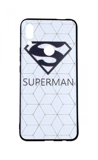 TopQ Kryt Huawei P Smart Z 3D silikón Biely Superman 43260