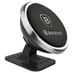 BASEUS 360 univerzálny magnetický držiak na mobil do auta, strieborný
