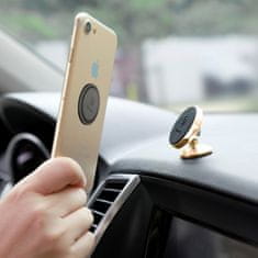 BASEUS Small Ears univerzálny magnetický držiak na mobil do auta, čierny