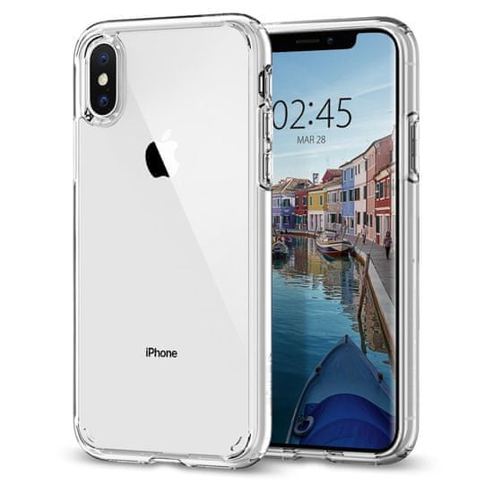 Spigen Ultra Hybrid, crystal clear – iPhone XS/X, 063CS25115
