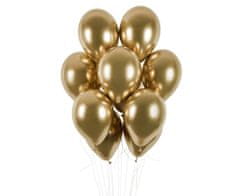 Gemar latexové balóniky - chrómové zlaté - 50 ks - 33 cm