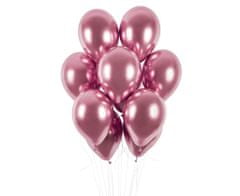 Gemar latexové balóniky - chrómové ružové - 50 ks - 33 cm