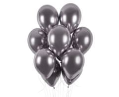 Gemar latexové balóniky - chrómové vesmírne šedé - 50 ks - 33 cm