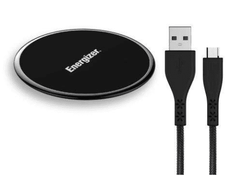 Energizer Bezdrôtová nabíjacia podložka LifeTime Qi 10W s Micro USB káblom čierna (WLACBLBKM)