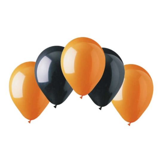 Latexové balóniky - Halloween - pastelové - 12 ks - 24 cm