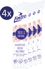 LINTEO Odličovacie vankúšiky Linteo 4 x 100 ks
