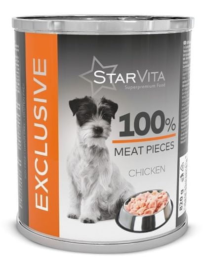 Starvita konzerva exclusive kuracie 820 g