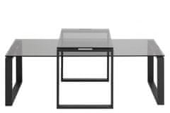 Design Scandinavia Konferenčný stolík Leila, 115 cm, čierna