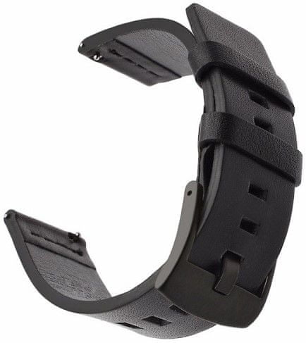 Tactical 307 Kožený remienok pre Huawei Watch GT/ Honor Watch GS Pro 2447333, čierny
