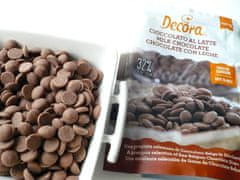 Decora Mliečna čokoláda disky 250 g 32 %