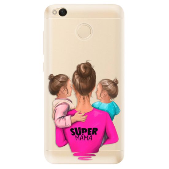 iSaprio Silikónové puzdro - Super Mama - Two Girls pre Xiaomi Redmi 4X