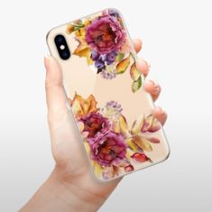 iSaprio Silikónové puzdro - Fall Flowers pre Apple iPhone XS