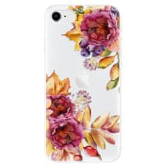 iSaprio Silikónové puzdro - Fall Flowers pre Apple iPhone SE 2020