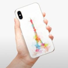 iSaprio Silikónové puzdro - Eiffel Tower pre Apple iPhone XS