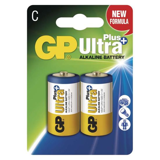 GP C Ultra Plus, alkalická - 2 ks
