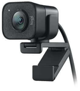 kompaktná webová kamera Logitech StreamCam, sivá (960-001281) Full HD 60 fps USB-C stabilizácia obrazu duálne mikrofóny 