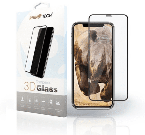 RhinoTech Tvrdené ochranné 3D sklo pre Xiaomi Mi Note 10 / Mi Note 10 Pro / Note 10 Pro Black (Full Glue) (RTX073)