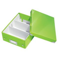 LEITZ Škatuľa CLICK & STORE WOW malá organizačné, zelená 