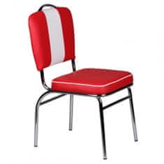 Bruxxi Jedálenská stolička Elvis, červená
