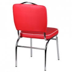 Bruxxi Jedálenská stolička Elvis, červená