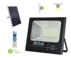 ACA Lightning LED solárne reflektor SVIDE 60W/6000K/IP66/Li-Fe 3,2V/18Ah, šedý
