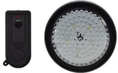 Solight LED orientačná lampička na 3 batéria AA + diaľkové ovládanie čierna