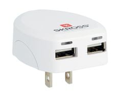 Skross nabíjací USB adaptér DC10USA 2x 5V/2400mA, pre USA
