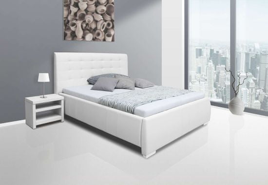 We-Tec Manželská posteľ ADELA 2, 180x200 cm s úložným priestorom